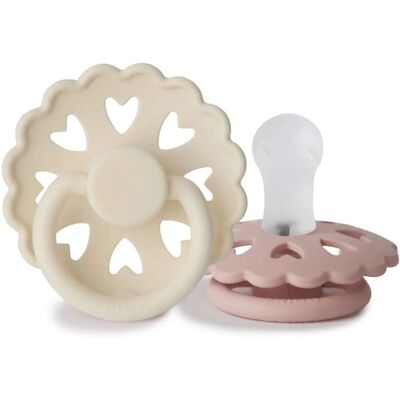 Frigg Pack 2 Sucettes en Silicone - Ensemble de Tetines pour Bébés 0-6M - Publicité Frigg Pack 2 Sucettes en Silicone - Ensemble de Tetines pour Bébés 0-6M - Publicité