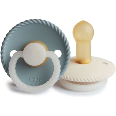 FRIGG Dummy Size 2:6-18 months Stone Blue Night / Cream Night - Dummy & Pacifier FRIGG Dummy Size 2:6-18 months Stone Blue Night / Cream Night - Dummy & Pacifier