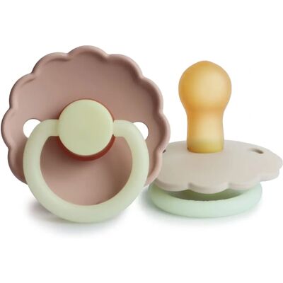 FRIGG Daisy 0-6m Sucette - Douce, Respirante, Caoutchouc FRIGG Daisy 0-6m Sucette - Douce, Respirante, Caoutchouc