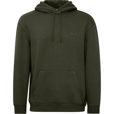 BLEND luvtröja - Casual grön hoodie för män BLEND luvtröja - Casual grön hoodie för män
