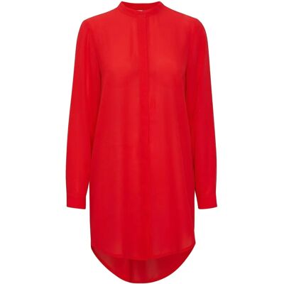 ICHI IHCellani Poppy Rood Casual Blouse - Top ICHI IHCellani Poppy Rood Casual Blouse - Top