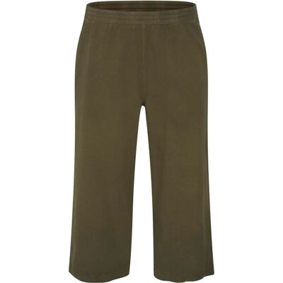 KAFFE Curve - Nana Culotte Pants - Green - Women - 56 - Pants KAFFE Curve - Nana Culotte Pants - Green - Women - 56 - Pants