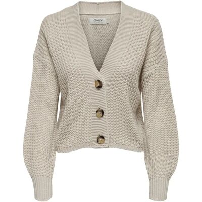 Only Carolsping Knit Sweater (1521152) - Onlcarol Nice L/S Cardigan Knt Noos (15211521) pumice stone Only Carolsping Knit Sweater (1521152) - Onlcarol Nice L/S Cardigan Knt Noos (15211521) pumice stone