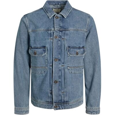 Kurtka Jack & Jones Kevin Cj 703 Pcw (12216777) niebieska Kurtka Jack & Jones Kevin Cj 703 Pcw (12216777) niebieska