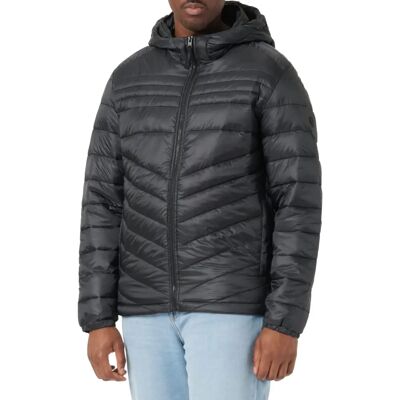 Jack & Jones Schwarze Steppjacke mit Kapuze - Jacke Jack & Jones Schwarze Steppjacke mit Kapuze - Jacke
