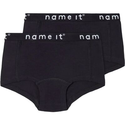Name It Sorte økologiske bomuld hipstere - Undertøj til 13-14 år Name It Sorte økologiske bomuld hipstere - Undertøj til 13-14 år