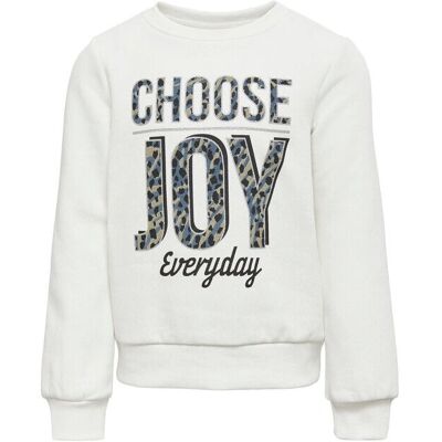KIDS ONLY - Weiße Gemütliche L/S Sweatshirt - Sweatshirt KIDS ONLY - Weiße Gemütliche L/S Sweatshirt - Sweatshirt