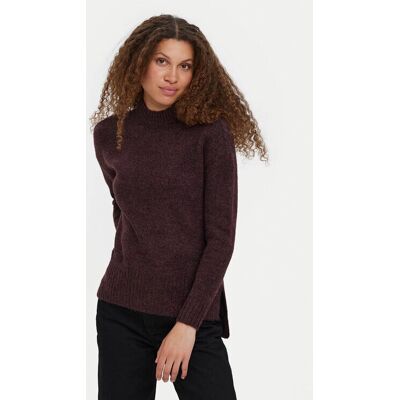Czerwony Sweter Vero Moda z Wysokim Kołnierzem - Sweter Czerwony Sweter Vero Moda z Wysokim Kołnierzem - Sweter
