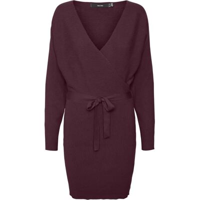 Vero Moda - Robe vmHollyrem LS Col en V - Lila - 34/36 Femmes - Robe - Publicité Vero Moda - Robe vmHollyrem LS Col en V - Lila - 34/36 Femmes - Robe - Publicité