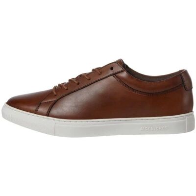 Jack & Jones Galaxy Leren Sneakers - Cognac - Maat 41 Jack & Jones Galaxy Leren Sneakers - Cognac - Maat 41