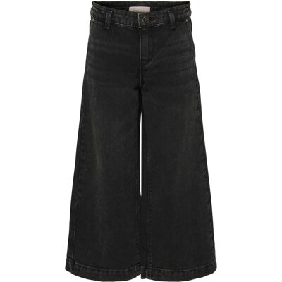 Jeans Wide Leg Kids Only Kogcomet - Noir - 7 ans Jeans Wide Leg Kids Only Kogcomet - Noir - 7 ans