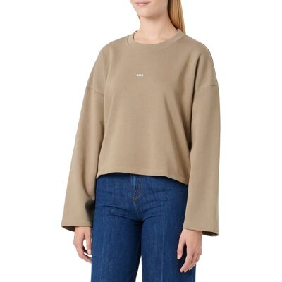 Jack & Jones Abbie Oversize Długi Rękaw Brązowa Kobieta - T-shirt Jack & Jones Abbie Oversize Długi Rękaw Brązowa Kobieta - T-shirt