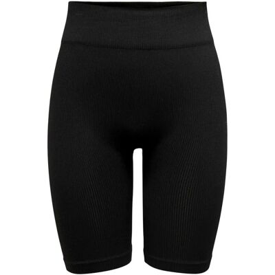 ONLY PLAY HW RIB CIR LONG SHORTS - Pantalones cortos ONLY PLAY HW RIB CIR LONG SHORTS - Pantalones cortos