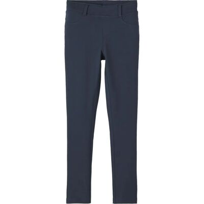 Leggings Bleu Saphir de Name It - Pantalons Élastiques en Coton pour Filles Leggings Bleu Saphir de Name It - Pantalons Élastiques en Coton pour Filles