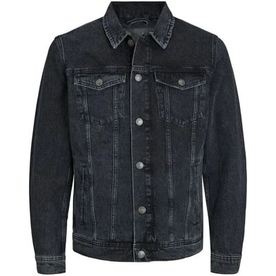 Giacca in denim Jack & Jones Mf 823 nera Giacca in denim Jack & Jones Mf 823 nera