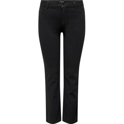 Carmakoma - W44/L34 Sorte høje talje lige ben jeans Carmakoma - W44/L34 Sorte høje talje lige ben jeans