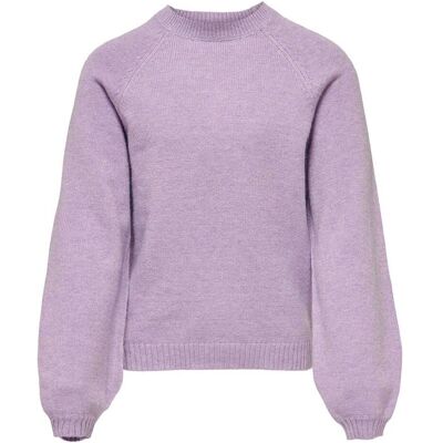 Dziecięcy Sweter Dzianinowy Kids' Koglesly Kings - Liliowy Pastel - Sweter Dzianinowy Dziecięcy Sweter Dzianinowy Kids' Koglesly Kings - Liliowy Pastel - Sweter Dzianinowy