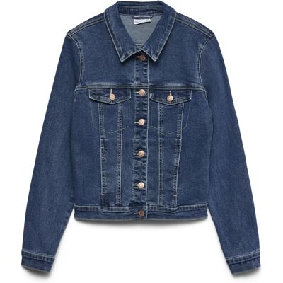 Vero Moda VMLUNA LS SLIM DNM JACKET MIX GA NOOS (10279492) - medium blue denim Vero Moda VMLUNA LS SLIM DNM JACKET MIX GA NOOS (10279492) - medium blue denim