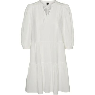 Vero Moda Jolie tunique à manches 3/4 (10279712) - blanc neige - Publicité Vero Moda Jolie tunique à manches 3/4 (10279712) - blanc neige - Publicité