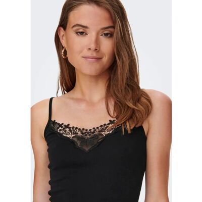 ONLY ONLKIRA LACE SINGLET 2ER-PAKET NOOS - Top, grün, schwarz, pondarose pine, figurbetont ONLY ONLKIRA LACE SINGLET 2ER-PAKET NOOS - Top, grün, schwarz, pondarose pine, figurbetont