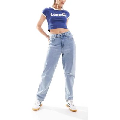 Jack & Jones Lisbon Mom Fit Mh4003 Jeans Taille Haute - Jean Jack & Jones Lisbon Mom Fit Mh4003 Jeans Taille Haute - Jean