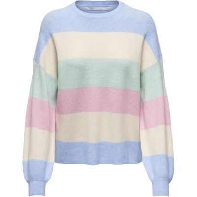 Only Atia Round Neck Sweater (15220044) - kentucky blue Only Atia Round Neck Sweater (15220044) - kentucky blue