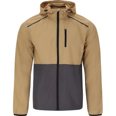 ENDURANCE Hugoee Men's Beige Windproof Jacket - Jacket ENDURANCE Hugoee Men's Beige Windproof Jacket - Jacket