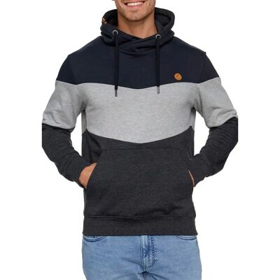 INDICODE INMarcus Kapuzensweatshirt - Herren, Gr. XXL, Blau INDICODE INMarcus Kapuzensweatshirt - Herren, Gr. XXL, Blau