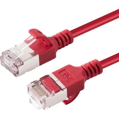 MicroConnect - CAT6A U-FTP Slim LSZH - Punainen - Verkkokaapeli MicroConnect - CAT6A U-FTP Slim LSZH - Punainen - Verkkokaapeli