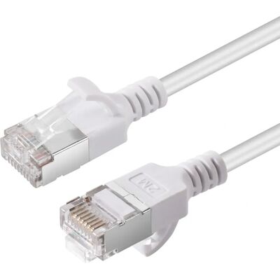 MicroConnect - CAT6A U-FTP Slim LSZH 0,15m - Valkoinen - Verkkokaapeli MicroConnect - CAT6A U-FTP Slim LSZH 0,15m - Valkoinen - Verkkokaapeli