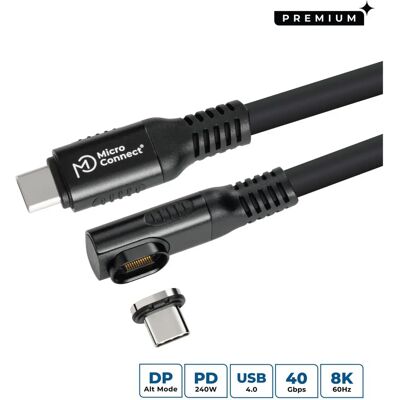 Microconnect MC-LS-USB4CC0.15-A USB Cable - USB 4 Gen 3x2 - 0.15 m - Black Microconnect MC-LS-USB4CC0.15-A USB Cable - USB 4 Gen 3x2 - 0.15 m - Black