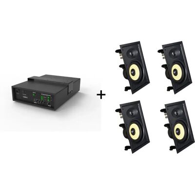 Vivolink - AUDIOPACK-IW4 - Schwarz - 110W - In-Wand Bundle Vivolink - AUDIOPACK-IW4 - Schwarz - 110W - In-Wand Bundle