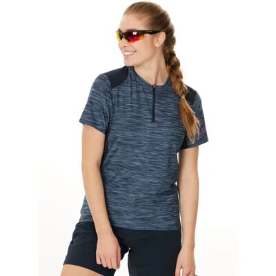 ENDURANCE Marimba Damen Kurzes Fahrradshirt Blau - Funktionsshirt ENDURANCE Marimba Damen Kurzes Fahrradshirt Blau - Funktionsshirt
