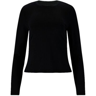 Athlecia Almi Langarmshirt - Sportlich, Schwarz, Größe 38 Athlecia Almi Langarmshirt - Sportlich, Schwarz, Größe 38