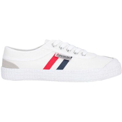 Kawasaki K232424 Weiße Retro Canvas Turnschuhe - Sneaker Kawasaki K232424 Weiße Retro Canvas Turnschuhe - Sneaker
