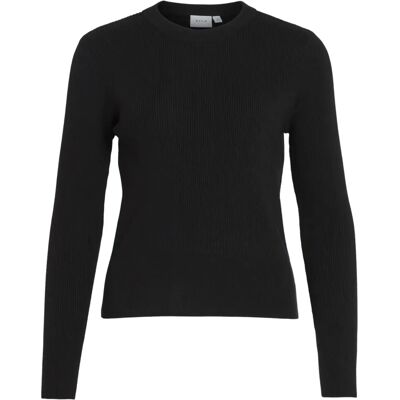 Vila VIComfy Sweter dzianinowy gładki Vila VIComfy Sweter dzianinowy gładki