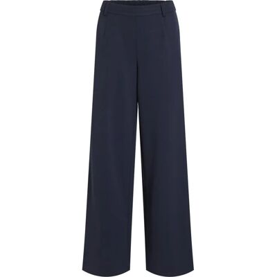Vila - Pantalons viVarone HW Wide Pant - Bleu - Femmes Vila - Pantalons viVarone HW Wide Pant - Bleu - Femmes