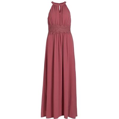 Vila Plissierte Halterneck Maxi-Kleid (14052647) - mesa rose/detail elastic Vila Plissierte Halterneck Maxi-Kleid (14052647) - mesa rose/detail elastic
