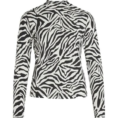 Vila - TopviLeoa L/S Rollneck Top - Noir 38 Femmes Vila - TopviLeoa L/S Rollneck Top - Noir 38 Femmes
