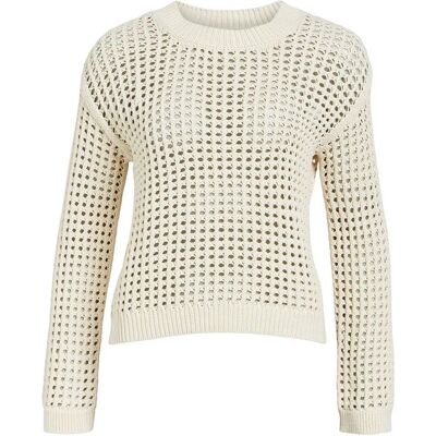 Object Collectors Item - Sandshell - Objcharlie L/S Striktrøje Noos - Striktrøjer - Small - Beige - Kvinde Object Collectors Item - Sandshell - Objcharlie L/S Striktrøje Noos - Striktrøjer - Small - Beige - Kvinde