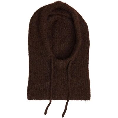 objMilu Strikket balaklava - Brun - 53cm - Balaklava objMilu Strikket balaklava - Brun - 53cm - Balaklava