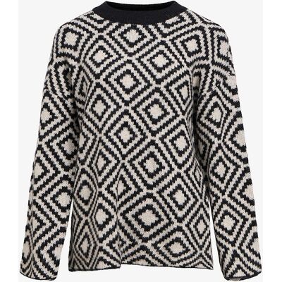 Object Diana LO Strikket sweatshirt - Sort 32/34 Kvinder Object Diana LO Strikket sweatshirt - Sort 32/34 Kvinder