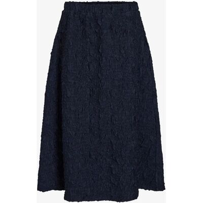 Vila - Modell: viSophia HW Volume Midi Skirt - Blå - Skjørt Vila - Modell: viSophia HW Volume Midi Skirt - Blå - Skjørt
