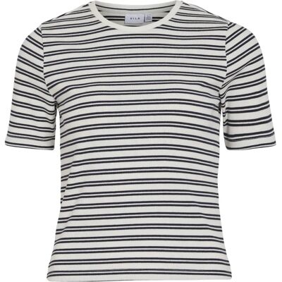 Vila - TopviSola S/S T-shirt - Blå - T-shirt Vila - TopviSola S/S T-shirt - Blå - T-shirt