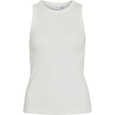 VILA Visola S/L Tank Top - Snow White - Tanktop Damen VILA Visola S/L Tank Top - Snow White - Tanktop Damen