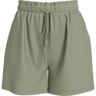 Shorts pour femmes VILA - Taille élastique, Vert, Modèle VIJOSA HW SHORTS Shorts pour femmes VILA - Taille élastique, Vert, Modèle VIJOSA HW SHORTS