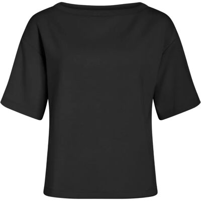 Vila TopviKarena Boatneck 2/4 - Schwarz - Damen Vila TopviKarena Boatneck 2/4 - Schwarz - Damen