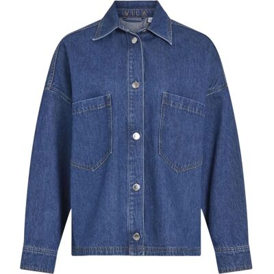 Vila - ViCreek L/S Denim Skjorte - Blå - Kvinne Vila - ViCreek L/S Denim Skjorte - Blå - Kvinne