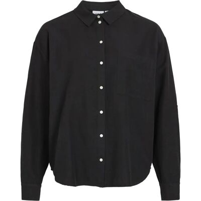 Vila - Chemise Prisilla à manches longues - Noir - Chemise Vila - Chemise Prisilla à manches longues - Noir - Chemise