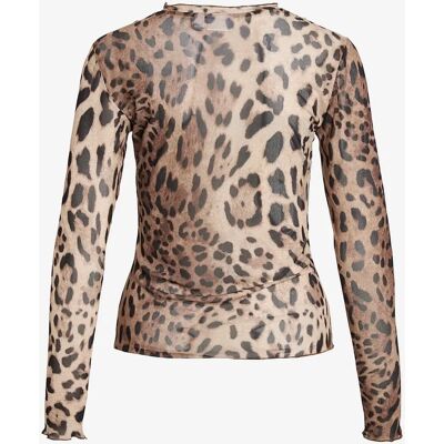 Vila Top viNinna L/S Mesh Top - Sort - Top Vila Top viNinna L/S Mesh Top - Sort - Top